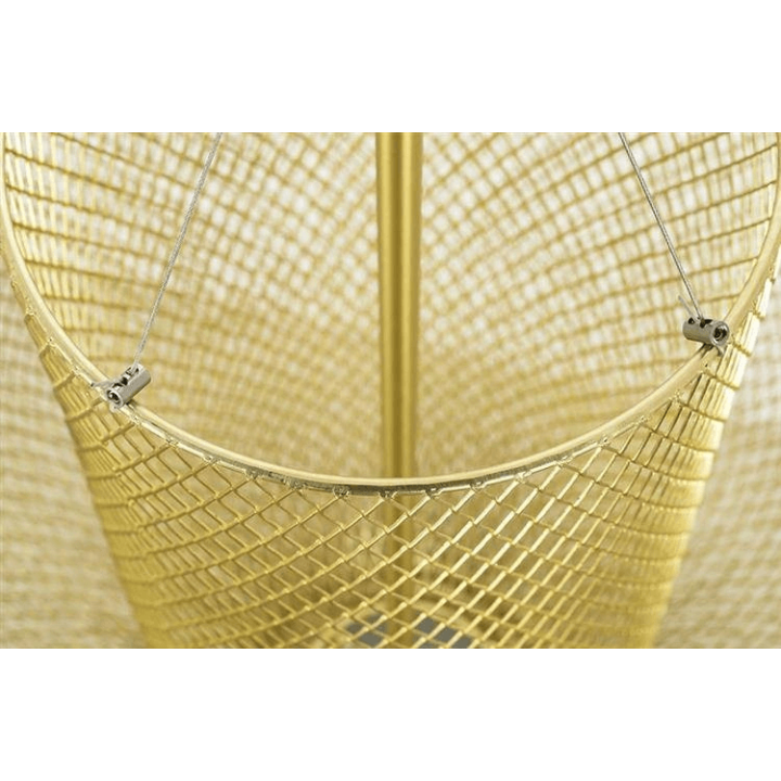 ADANI ILLUSION AD131 złota lampa wisząca LED 3000K z siatką