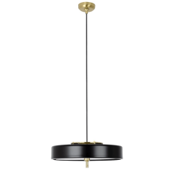 ADANI ARTE AD155 lampa wisząca czarno-złota 3xE14 elegancka