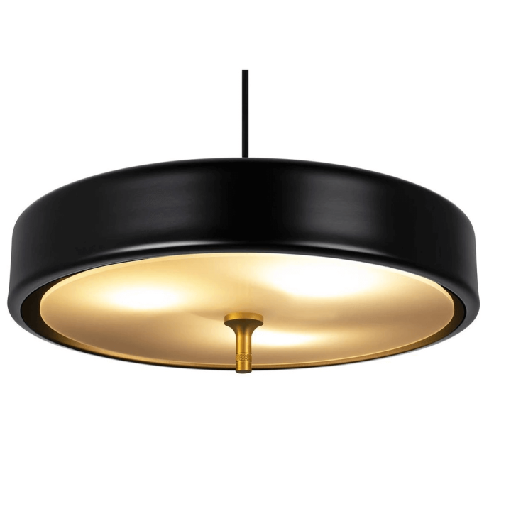 ADANI ARTE AD155 lampa wisząca czarno-złota 3xE14 elegancka