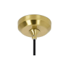 ADANI ARTE AD155 lampa wisząca czarno-złota 3xE14 elegancka