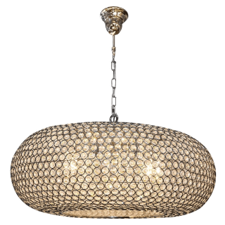 ADANI WHITE DIAMOND AD135 lampa wisząca 9xG9 &ndash; kryształowa