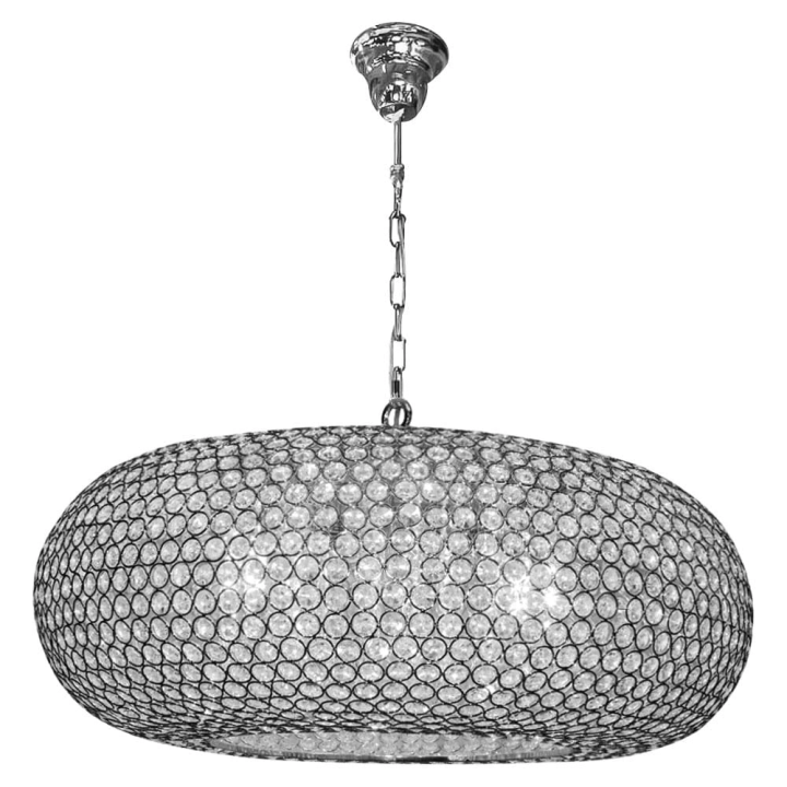 ADANI WHITE DIAMOND AD135 lampa wisząca 9xG9 &ndash; kryształowa