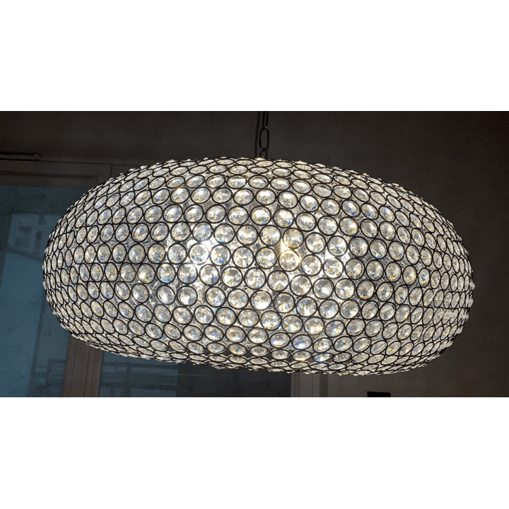 ADANI WHITE DIAMOND AD135 lampa wisząca 9xG9 &ndash; kryształowa