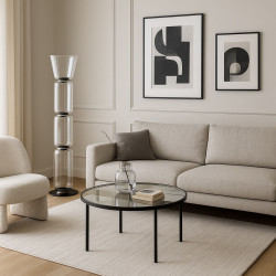 ADANI FLOSSY AD251 floor lamp LED 128cm glass, elegance