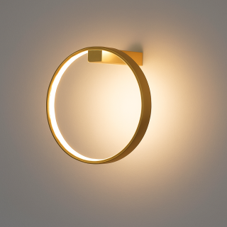 ADANI CIRCLE WALL AD136 round gold LED wall lamp 3000K