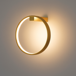 ADANI CIRCLE WALL AD136 round gold LED wall lamp 3000K