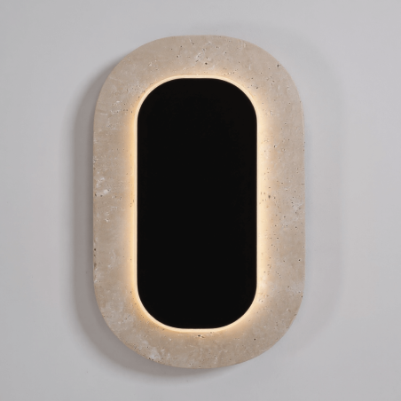 Maxlight Travertino Oval W0393 LED Wall Lamp 10W 3000K Cream Maxlight Travertino Oval W0393 LED Wall Lamp 10W 3000K Cream