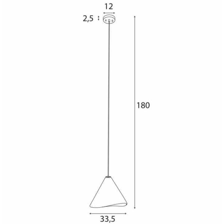 MAXlight Sakura P0547/8 lampa wisząca żar&oacute;wka E27 2 kolory