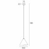 MAXlight Sakura P0547/8 lampa wisząca żarówka E27 2 kolory