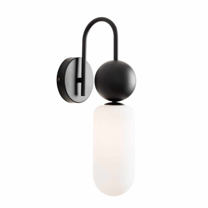 Maxlight Roma W0380/1 kinkiet złoty i czarny żar&oacute;wka G9 12W