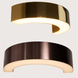 Maxlight Lotus W0276, W0359 LED wall lamp 7W gold, brown