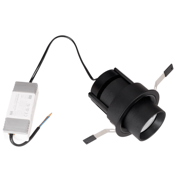 MAXLIGHT Halo F H0130/1 regulowana oprawa wpuszczana LED 9W