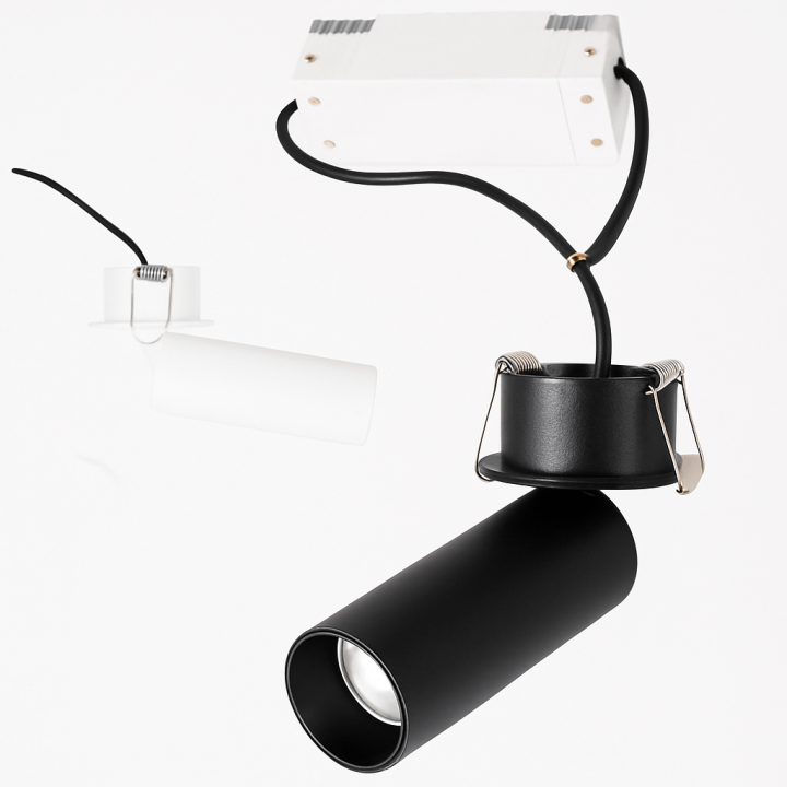 MAXLIGHT Halo C H0124/5 regulowany reflektor LED 7W 590lm