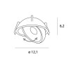 MAXLIGHT Vector H0139/40 LED recessed fixture 3000K 10W