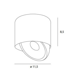 Maxlight Vector C0265/6 modern LED luminaire 3000K 10W