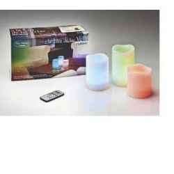 SCHULLER LED Candles 3 pcs multicolour