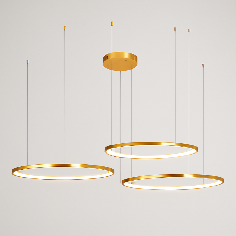 MAXLIGHT Cayenne 3 P0604D lampa wisząca LED 3000K 3-ring