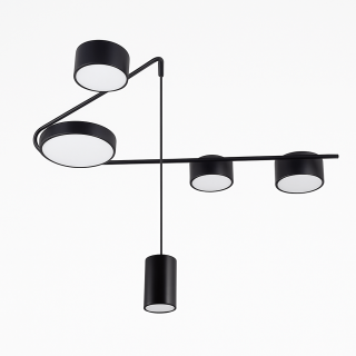 MAXLIGHT Zumaia II C0250 Black LED Pendant Lamp 3000K 32W
