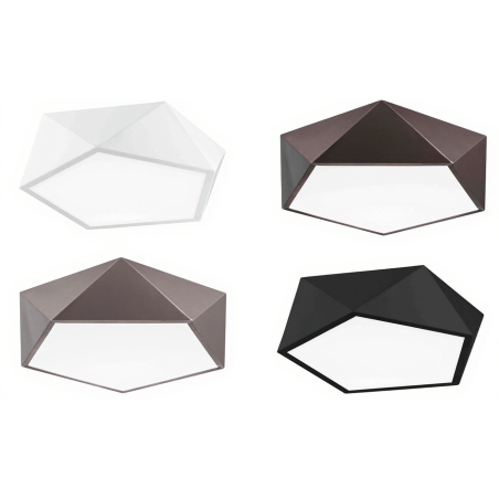 LUCES HUESCA LE42055 plafon sufitowy E27 40cm nowoczesny kształt