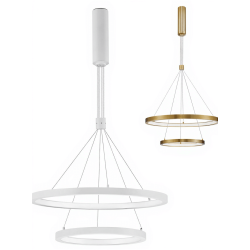 LUCES IRUN LE41408 double LED pendant lamp 60W white, gold