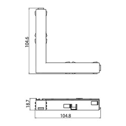 Stucchi L electrical joint universal EVO 9511-E