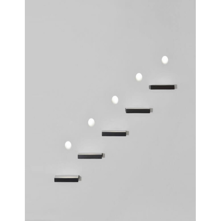 LUCES CIROCCO plaster LED wall luminaire 1W 3000K white IP20