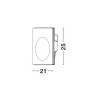 LUCES CIROCCO plaster wall lamp GU10