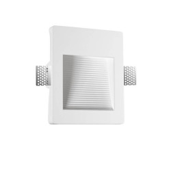 LUCES CIROCCO gipsowa oprawa wpuszczana w ścianę LED 1W