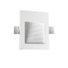 LUCES CIROCCO gipsowa oprawa wpuszczana w ścianę LED 1W