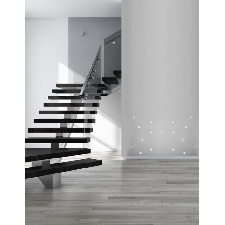 LUCES CIROCCO square plaster wall luminaire LED 1W IP20