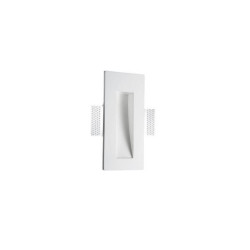 LUCES CIROCCO plaster wall lamp MR11 GU4, white