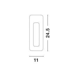 LUCES CIROCCO plaster wall lamp MR11 GU4, white