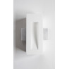 LUCES CIROCCO LED wall lamp 1W 3000K made of plaster, white