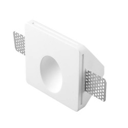 LUCES CIROCCO kwadratowa gipsowa oprawa ścienna 12V LED 1W