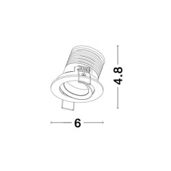 LUCES THARSIS LE61331/2 regulowane oczko LED 2W