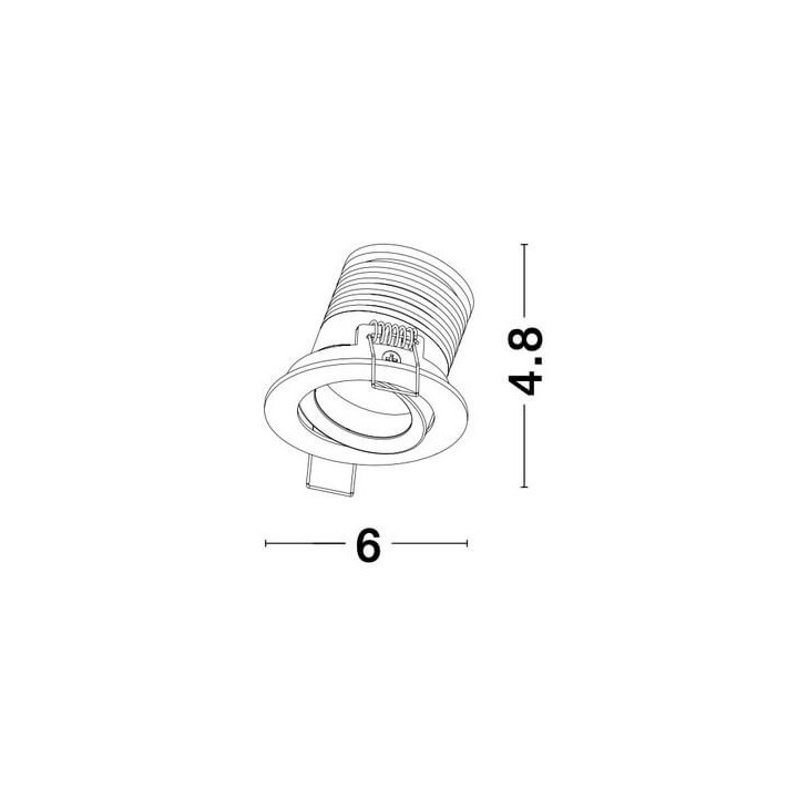 LUCES THARSIS LE61331/2 adjustable LED spotlight 2W