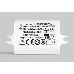 LUCES 6W power supply for fixtures requiring a power supply