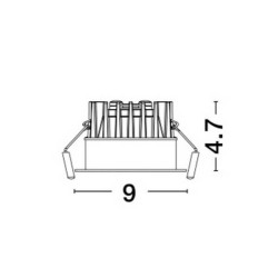 LUCES MALLORCA LE61578/9 oprawa wpuszczana LED 3000K IP65