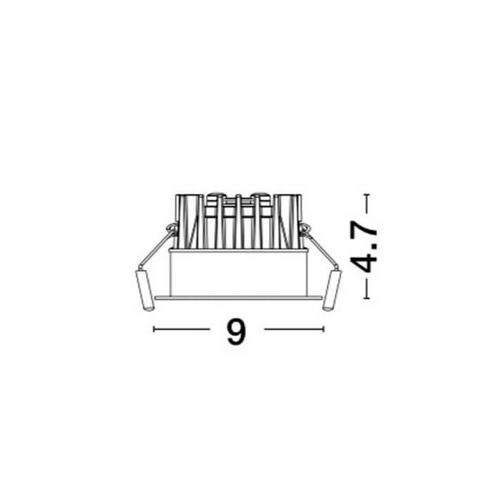 LUCES MALLORCA LE61578/9 oprawa wpuszczana LED 3000K IP65
