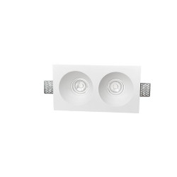 LUCES BABASAC LE61663 podwójna oprawa gipsowa 2xGU10