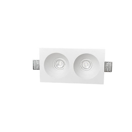 LUCES BABASAC LE61663 podwójna oprawa gipsowa 2xGU10 LUCES BABASAC LE61663 podwójna oprawa gipsowa 2xGU10