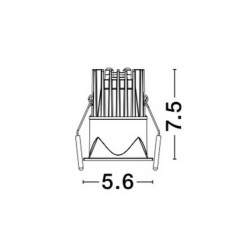 LUCES TURMERO LE61336/7 LED fixture 7W 3000K white, black