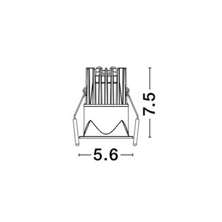 LUCES TURMERO LE61336/7 LED fixture 7W 3000K white, black