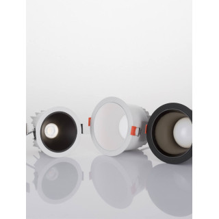ARAMIEL LE65119/20 okrągła oprawa LED 20W 3000K biały/czarny
