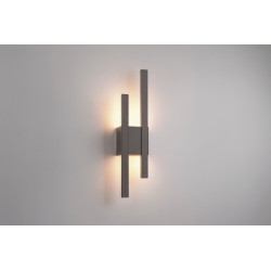 TRIO TAWA kinkiet zewnętrzny LED 2x9W 3000 antracyt IP54