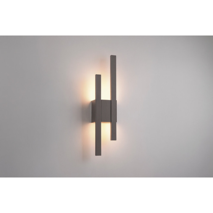 TRIO TAWA LED outdoor wall lamp 2x9W 3000 anthracite IP54