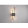 TRIO TAWA kinkiet zewnętrzny LED 2x9W 3000 antracyt IP54