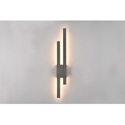 TRIO TAWA kinkiet zewnętrzny LED 2x9W 3000 antracyt IP54