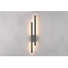 TRIO TAWA kinkiet zewnętrzny LED 2x9W 3000 antracyt IP54