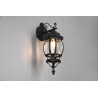 TRIO ELVO outdoor wall lamp E27 black aluminum stylish